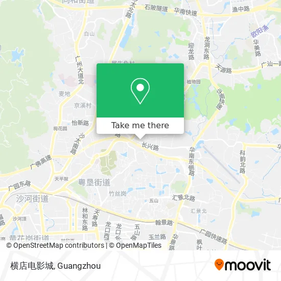 横店电影城 map