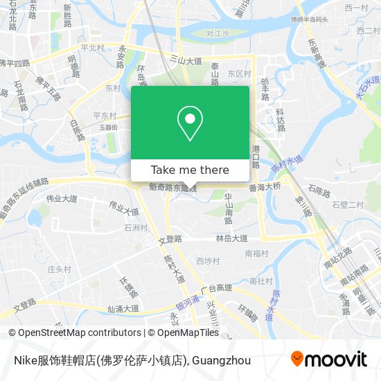 Nike服饰鞋帽店(佛罗伦萨小镇店) map