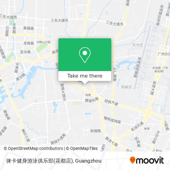 徕卡健身游泳俱乐部(花都店) map