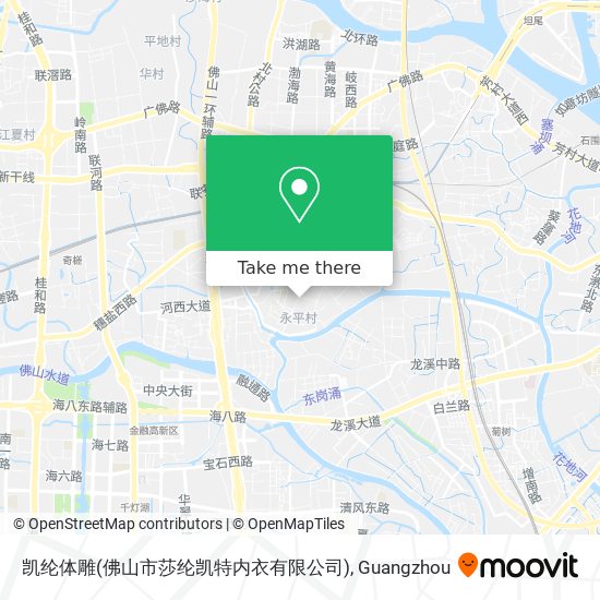 凯纶体雕(佛山市莎纶凯特内衣有限公司) map