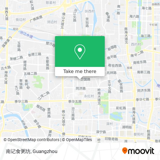 南记食粥坊 map