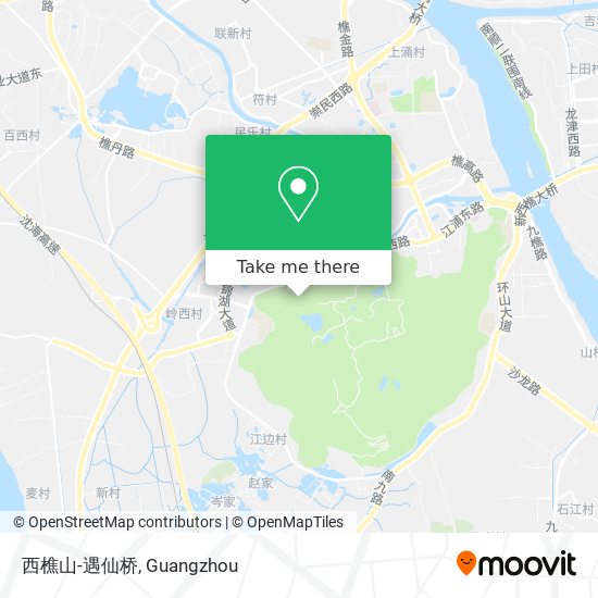 西樵山-遇仙桥 map