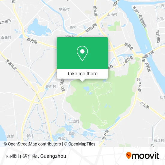 西樵山-遇仙桥 map