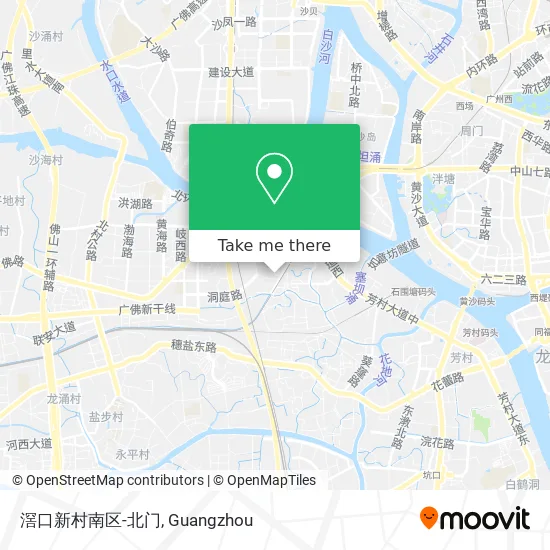 滘口新村南区-北门 map