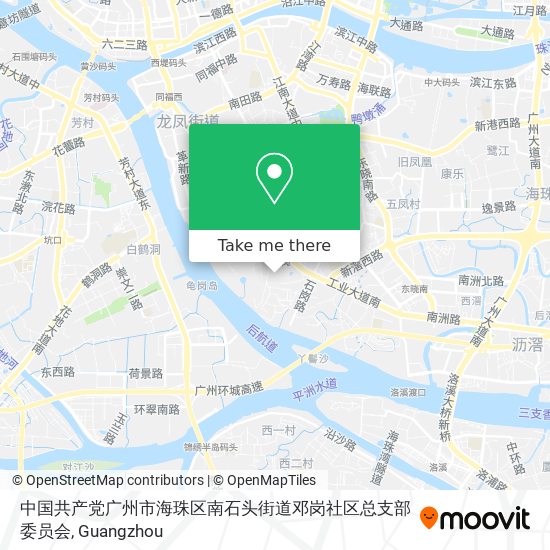 中国共产党广州市海珠区南石头街道邓岗社区总支部委员会 map