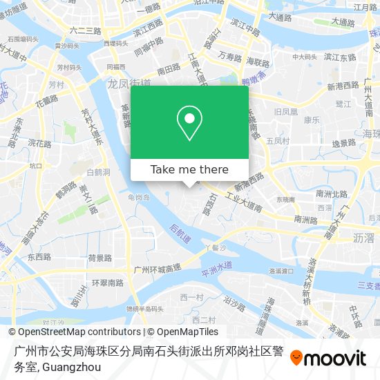 广州市公安局海珠区分局南石头街派出所邓岗社区警务室 map