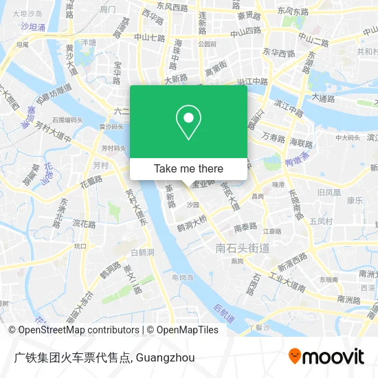 广铁集团火车票代售点 map