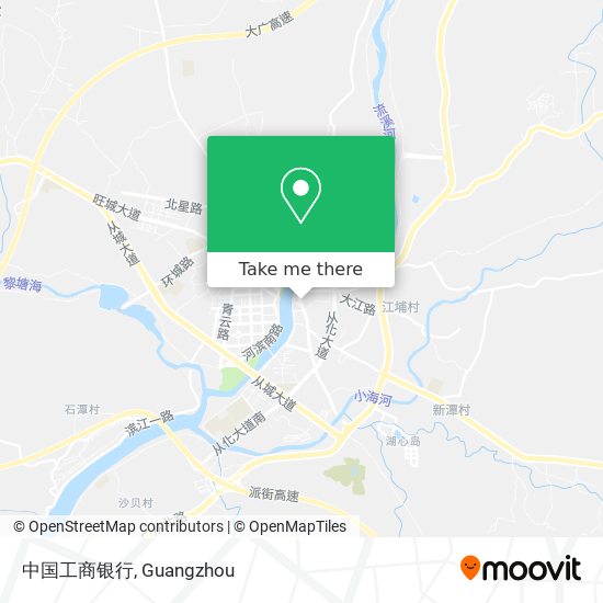 中国工商银行 map