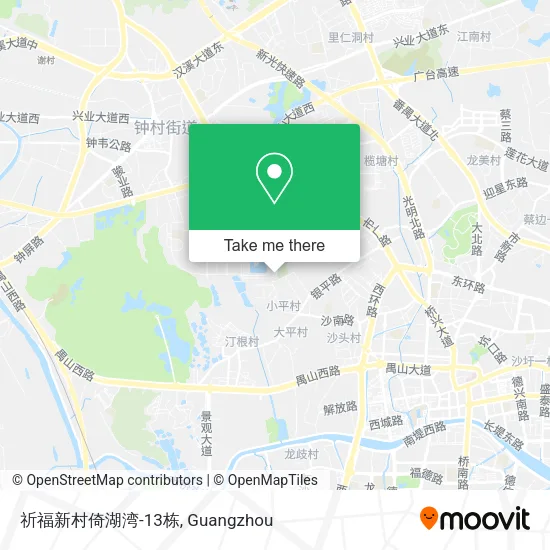 祈福新村倚湖湾-13栋 map