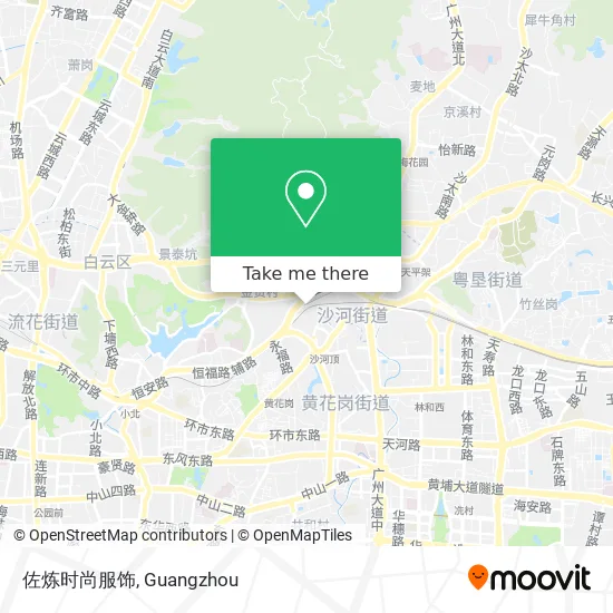 佐炼时尚服饰 map