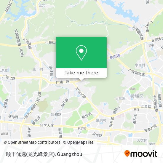 顺丰优选(龙光峰景店) map