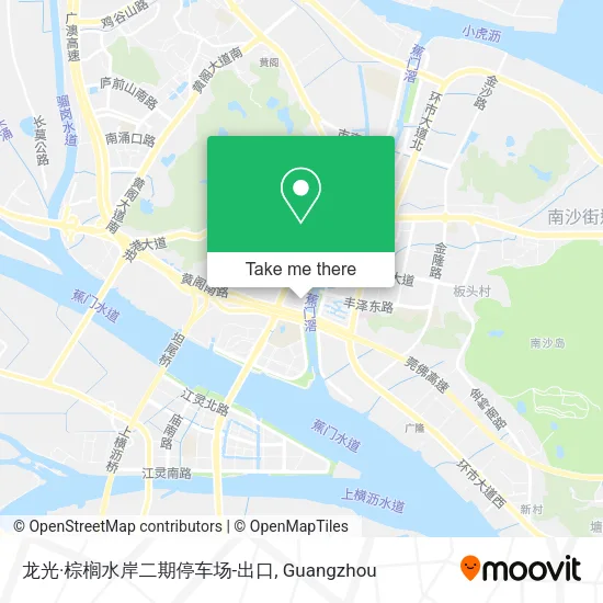 龙光·棕榈水岸二期停车场-出口 map