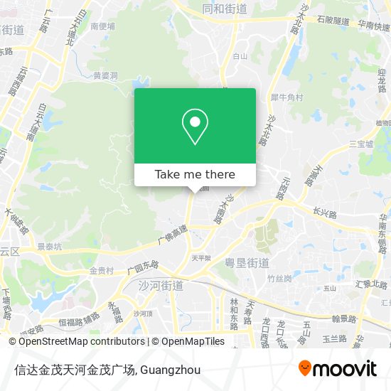 信达金茂天河金茂广场 map