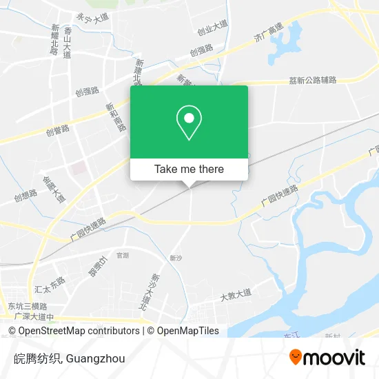皖腾纺织 map