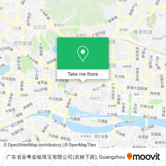 广东省金粤金银珠宝有限公司(农林下路) map