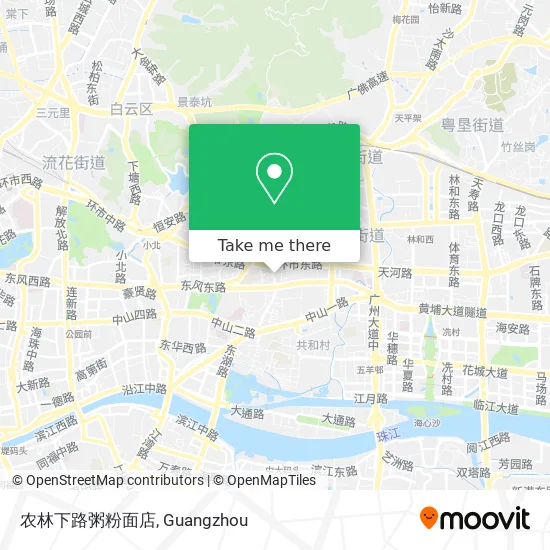 农林下路粥粉面店 map