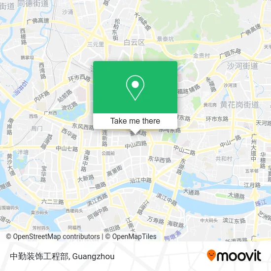 中勤装饰工程部 map