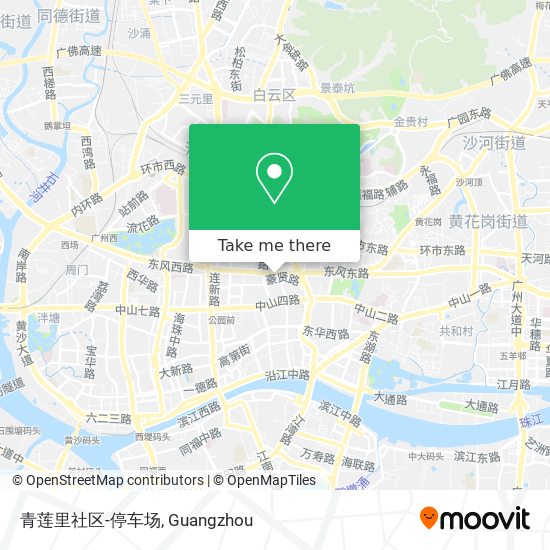 青莲里社区-停车场 map