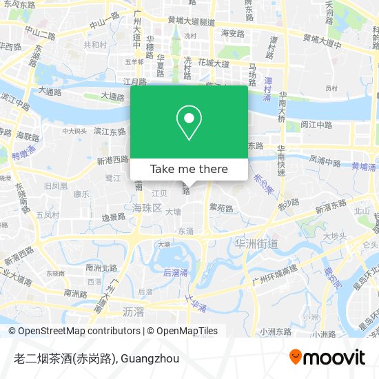 老二烟茶酒(赤岗路) map