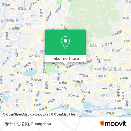 老干中心公厕 map