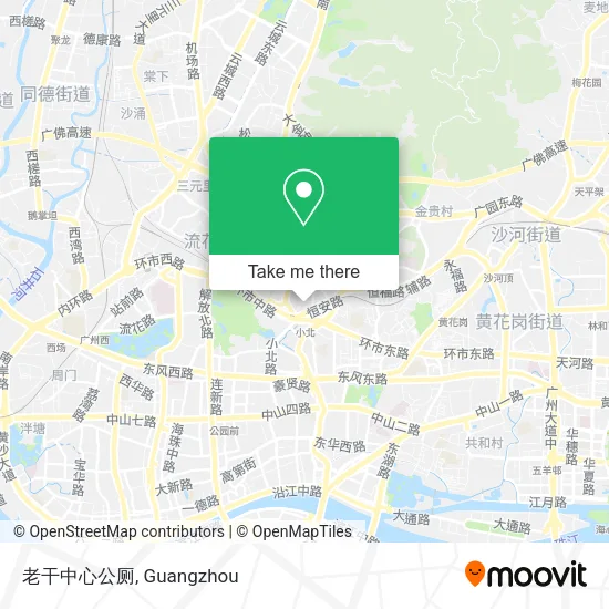 老干中心公厕 map