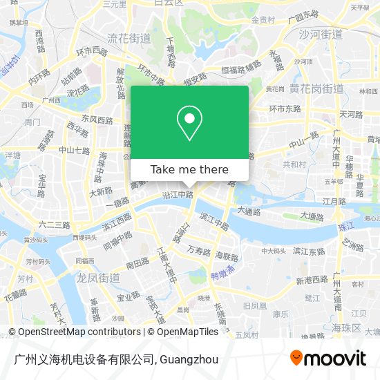 广州义海机电设备有限公司 map