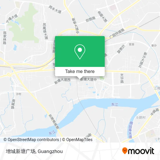 增城新塘广场 map