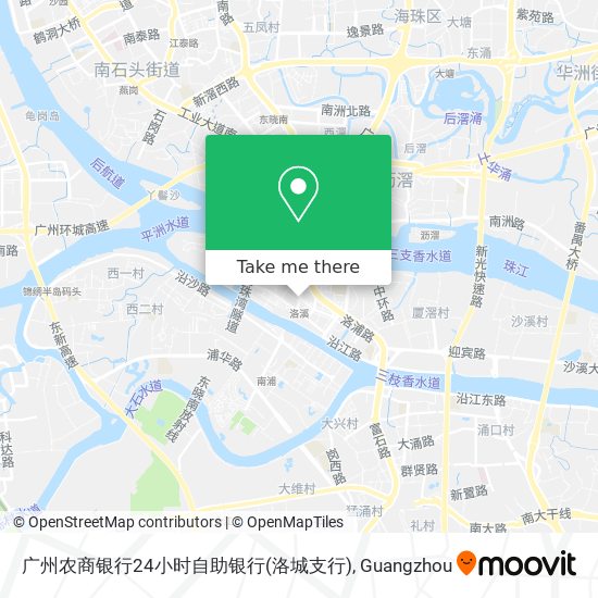 广州农商银行24小时自助银行(洛城支行) map