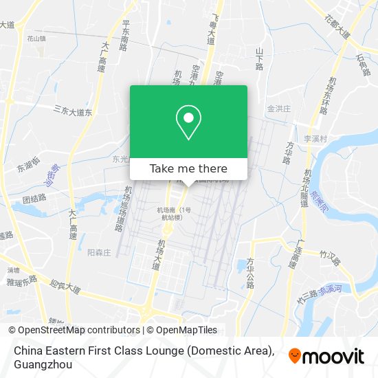 China Eastern First Class Lounge (Domestic Area) map