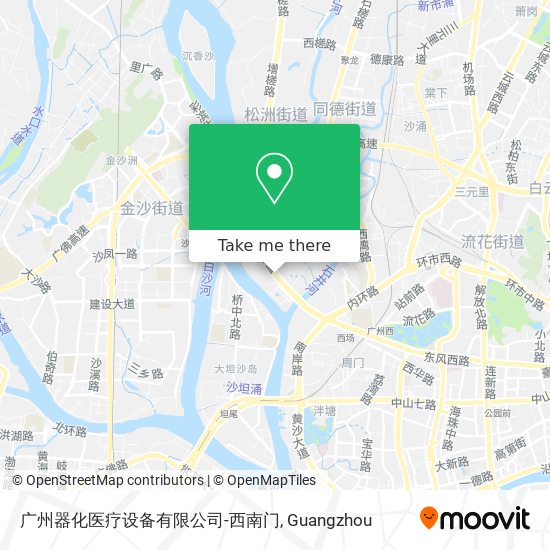 广州器化医疗设备有限公司-西南门 map