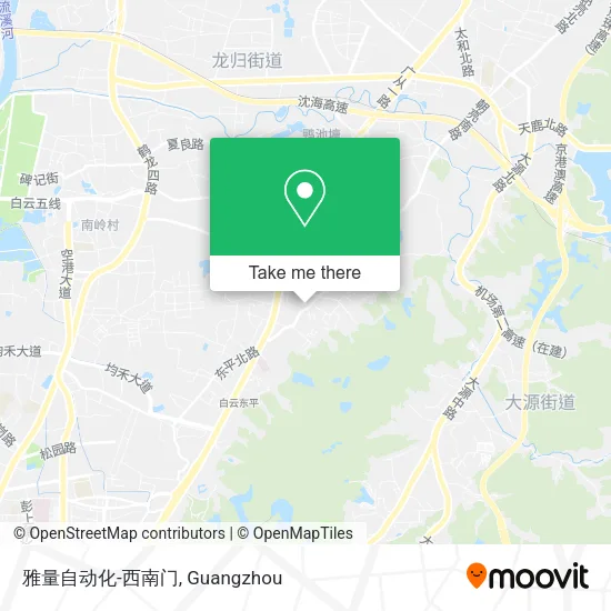 雅量自动化-西南门 map