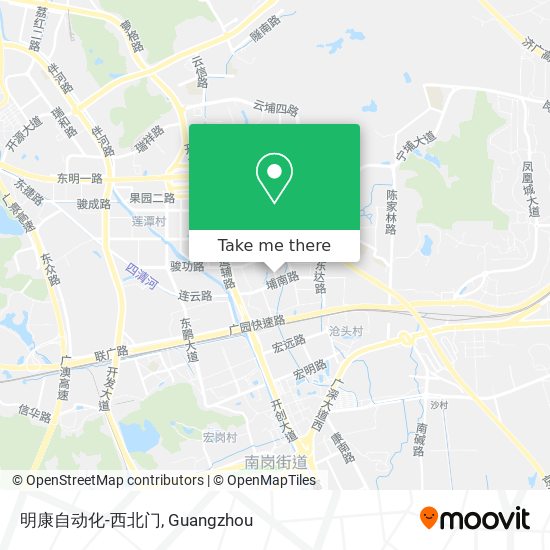明康自动化-西北门 map