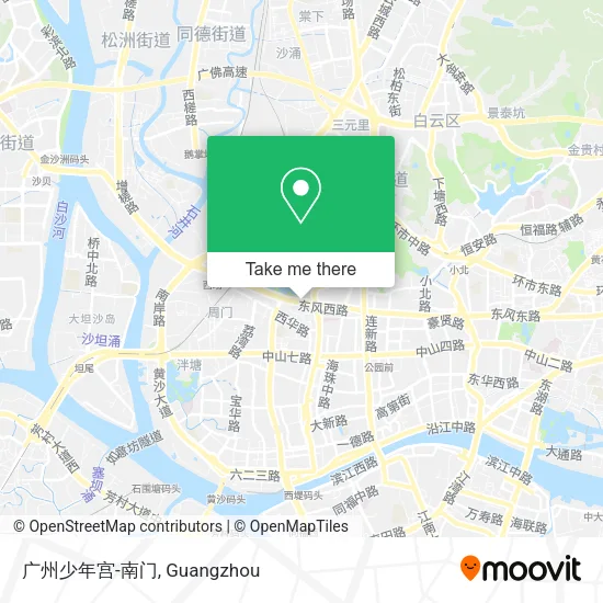 广州少年宫-南门 map