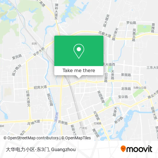 大华电力小区-东3门 map