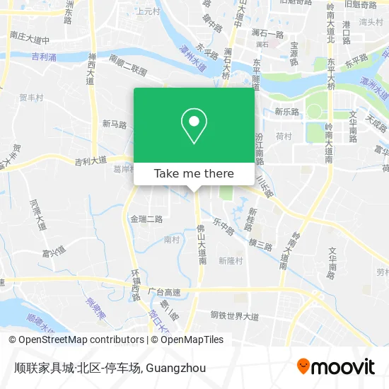 顺联家具城·北区-停车场 map