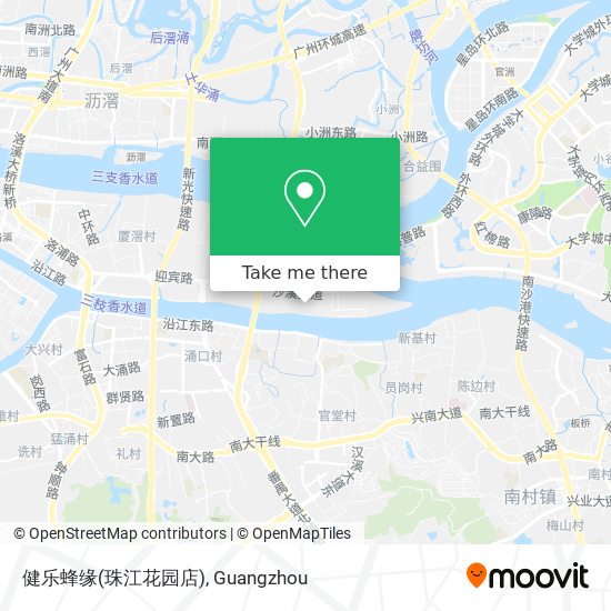 健乐蜂缘(珠江花园店) map