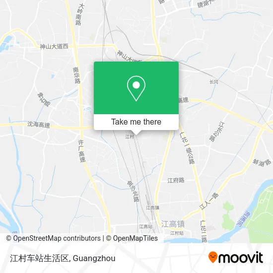 江村车站生活区 map