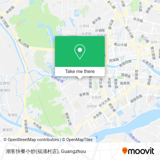 潮客快餐小炒(福涌村店) map