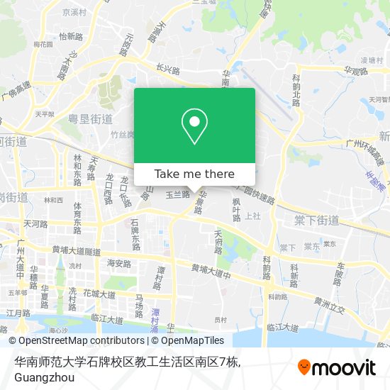 华南师范大学石牌校区教工生活区南区7栋 map