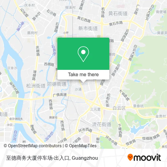 至德商务大厦停车场-出入口 map