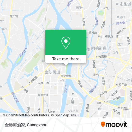 金港湾酒家 map