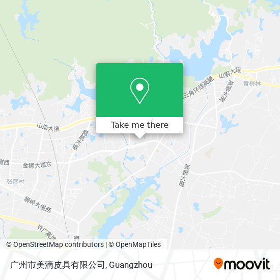 广州市美滴皮具有限公司 map