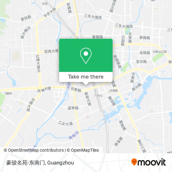 豪骏名苑-东南门 map