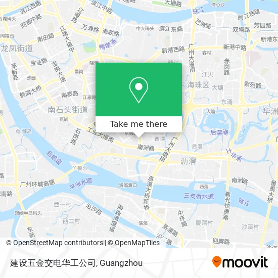 建设五金交电华工公司 map