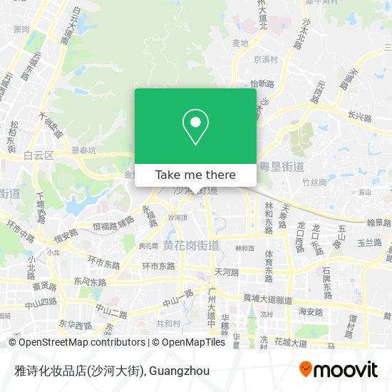 雅诗化妆品店(沙河大街) map