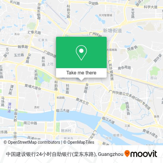 中国建设银行24小时自助银行(棠东东路) map