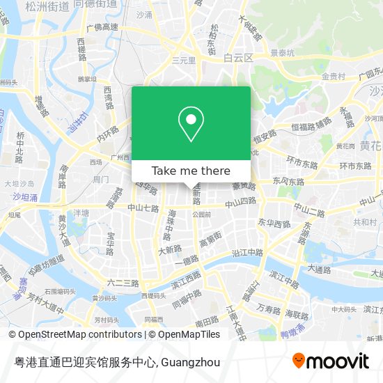 粤港直通巴迎宾馆服务中心 map