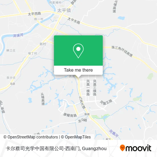 卡尔蔡司光学中国有限公司-西南门 map