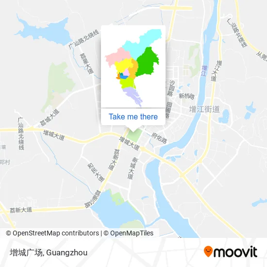 增城广场 map