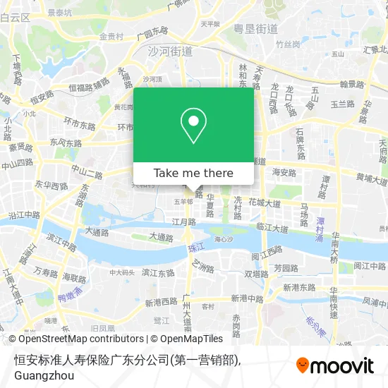 恒安标准人寿保险广东分公司(第一营销部) map